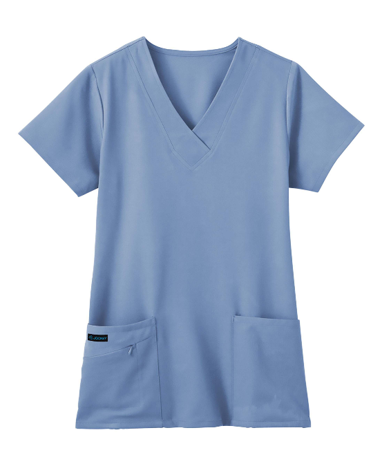 Ladies The Favorite V-Neck Top by Jockey - Ochsner/MDA/STCC logo, , large image number 4